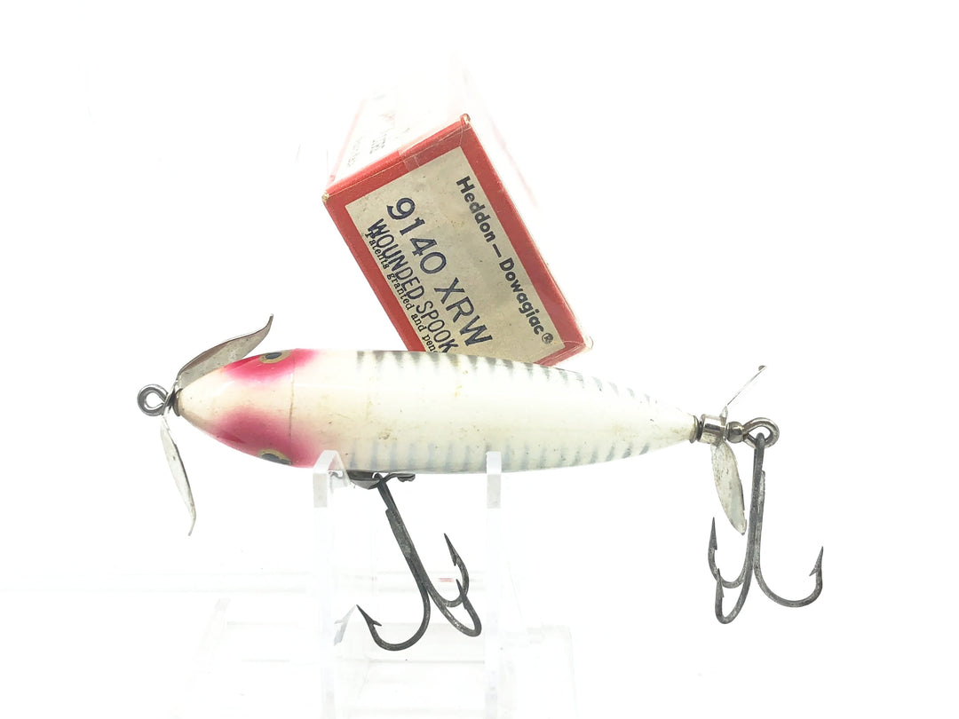 Heddon Wounded Spook 9140, XRW White Shore Minnow Color w/Box