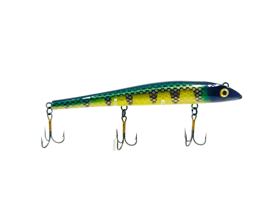 Musky Mania Shallow Burt 9", #02 Perch Color