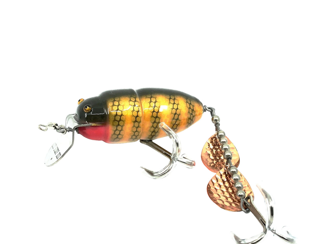 Musky Dan (XXX Lures) Husky Beetle, Perch Color