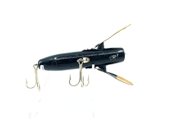 Contemporary Creeper Type Lure, Black/Gold Color