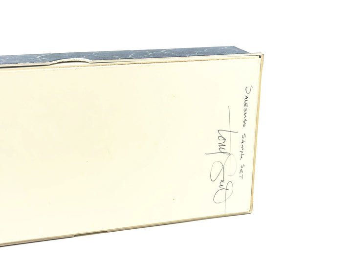 Macatawa Bait Co. Salesman Sample Set, Flyrod Wagtail Minnows - Signed