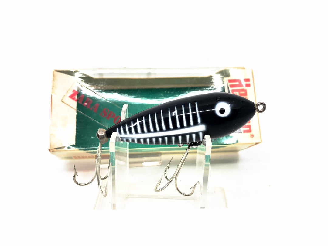 Heddon Baby Zara, XBW Black Shore Minnow Color w/Box