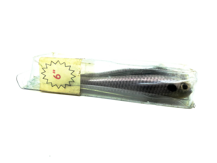 Basstrix Fat Minnow Realistic Tube Baits, Threadfin Shad Color with Box