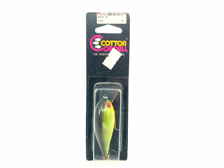 Cotton Cordell 7800 Big-O, #22 Perch Color on Card