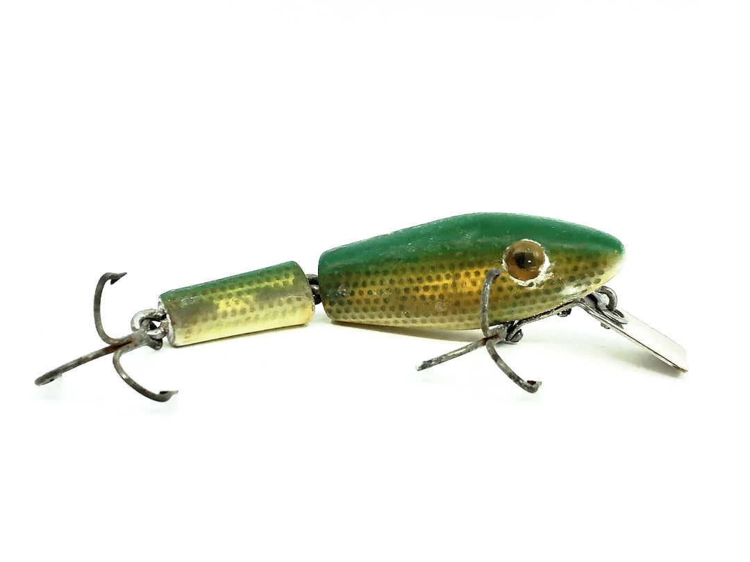 L & S 15M Mirrolure Sinker, #19 Green Back/Gold Scale Color