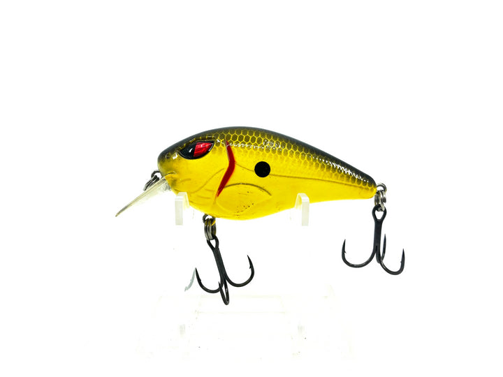 Chubbs Lures Shallow Square Bill, Chartreuse/Black