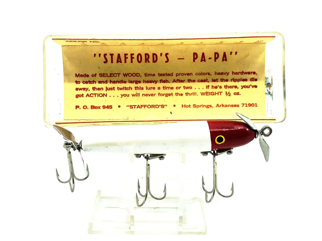 Stafford's Pa-Pa, Red Head/White Color w/Box