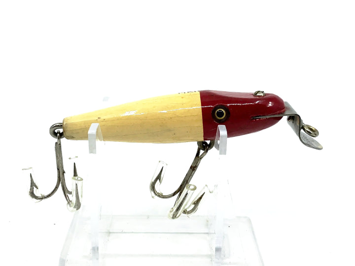 Creek Chub Midget Pikie 2200, #02 Red Head/White Color