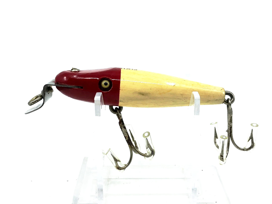 Creek Chub Midget Pikie 2200, #02 Red Head/White Color