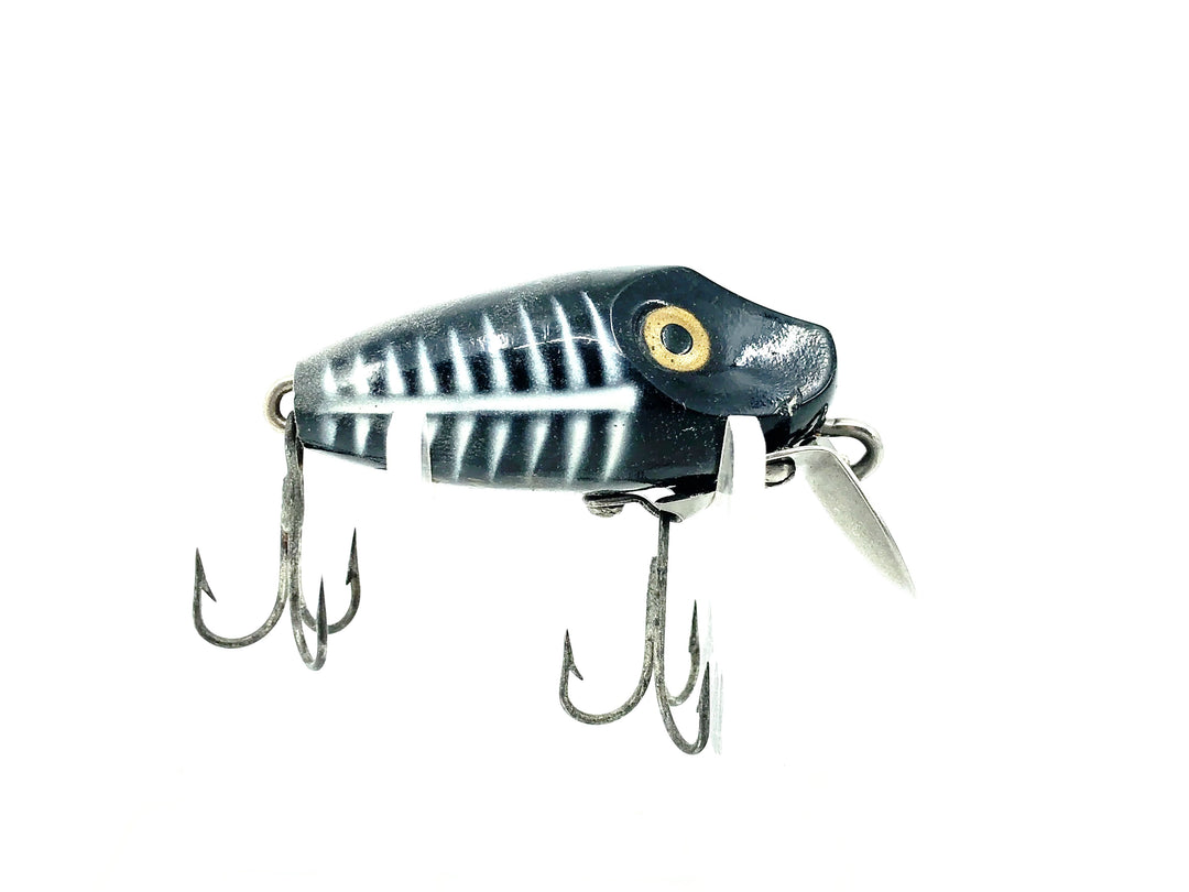 Heddon Midgit Digit River Runt Spook 9020, XBW Black Shore Minnow Color