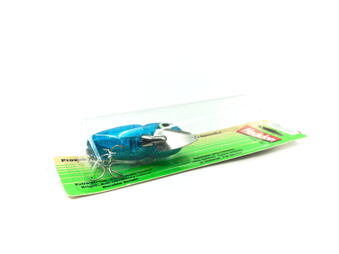 Heddon Crazy Crawler, Blue Sparkle Color on Card