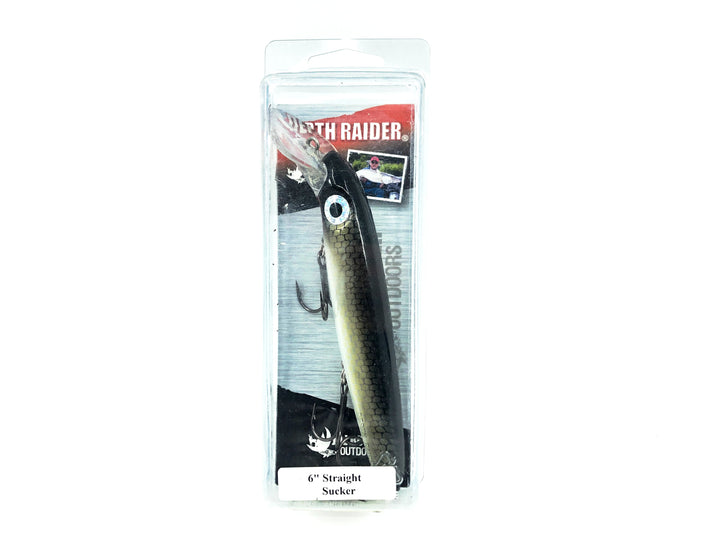 Joe Bucher Tackle Co. Buchertail Depth Raider 6", Sucker Color New on Card
