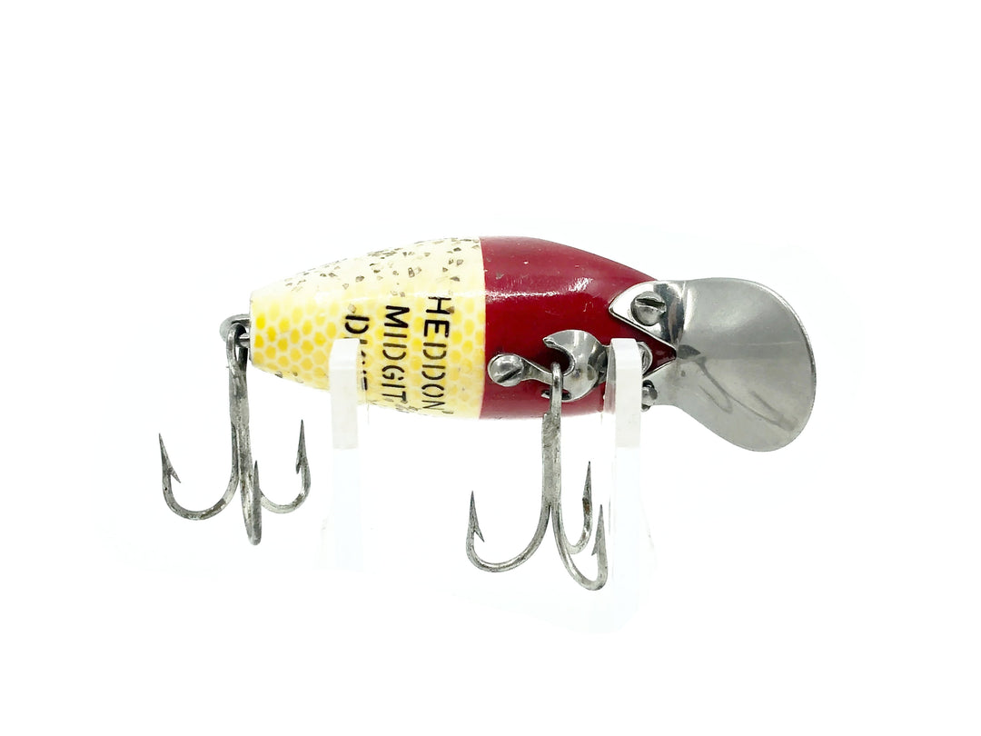 Heddon Midgit Digit River Runt Spook 9020, RHF Red Head/Flitter Color