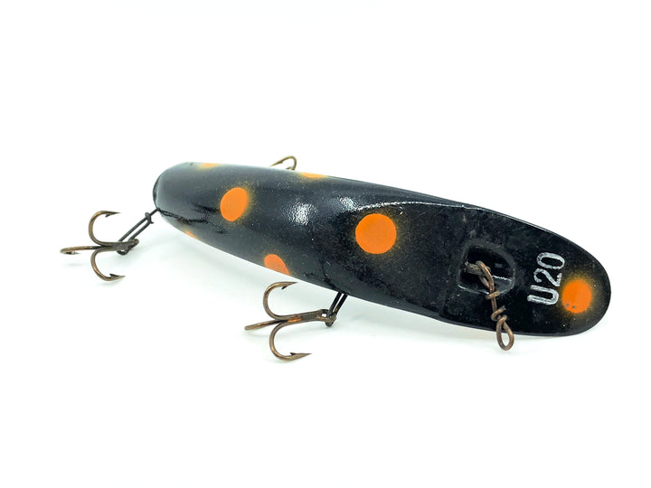 Helin Vintage Flatfish U20, BL Black Orange Spots Color