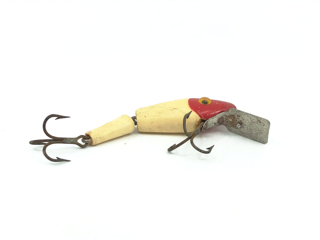 L & S Panfish Sinker, White/Red Head Color