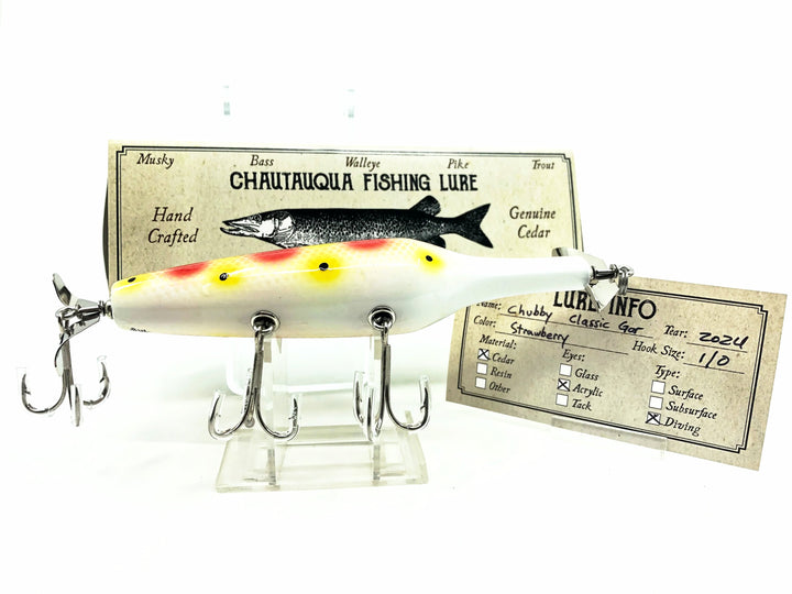 Chautauqua Chubby Classic Gar, Strawberry Color