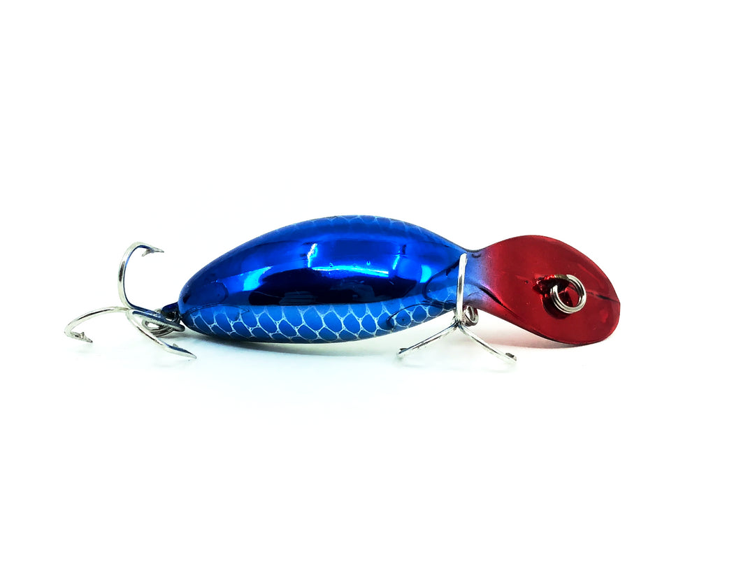 Heddon Tadpolly, NBRH Chrome Blue Red Head Color