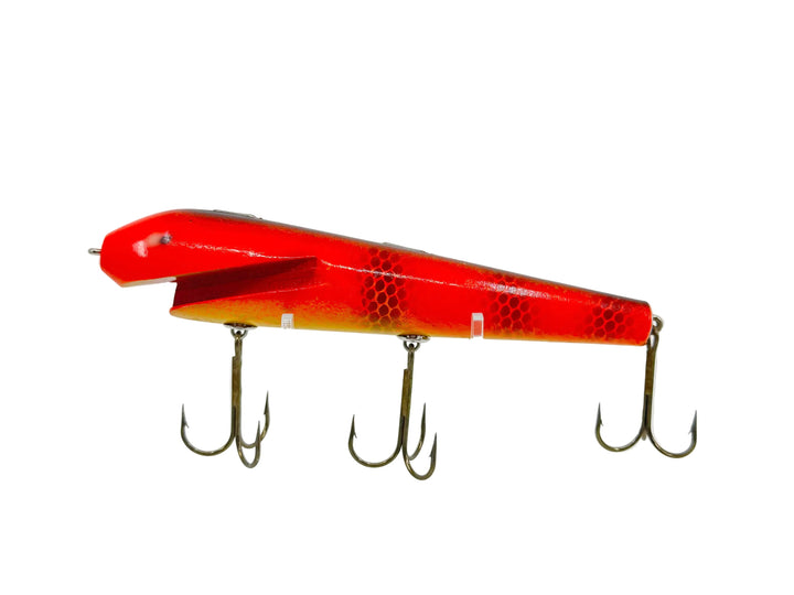 Fudally's Reef Hawg 6", Fluorescent Orange Color