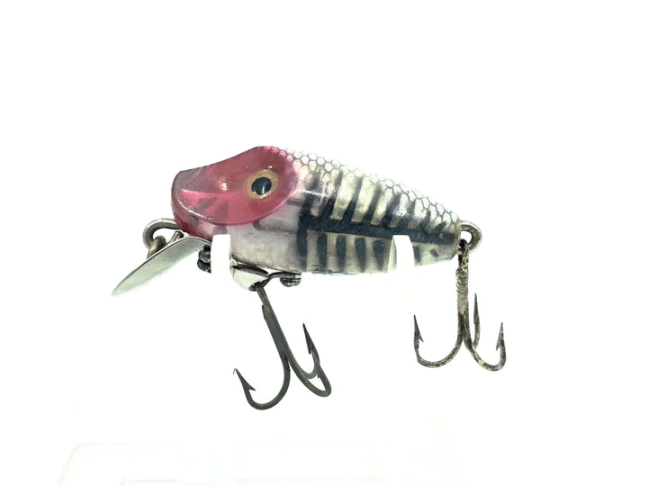 Heddon Midgit Digit River Runt Spook 9020, XRS Silver Shore Color