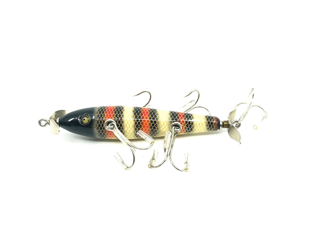 Musky Dan (XXX Lures) 5 hook, Scarlet Snake Color
