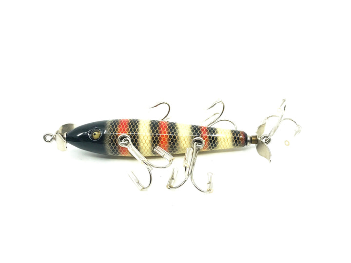 Musky Dan (XXX Lures) 5 hook, Scarlet Snake Color