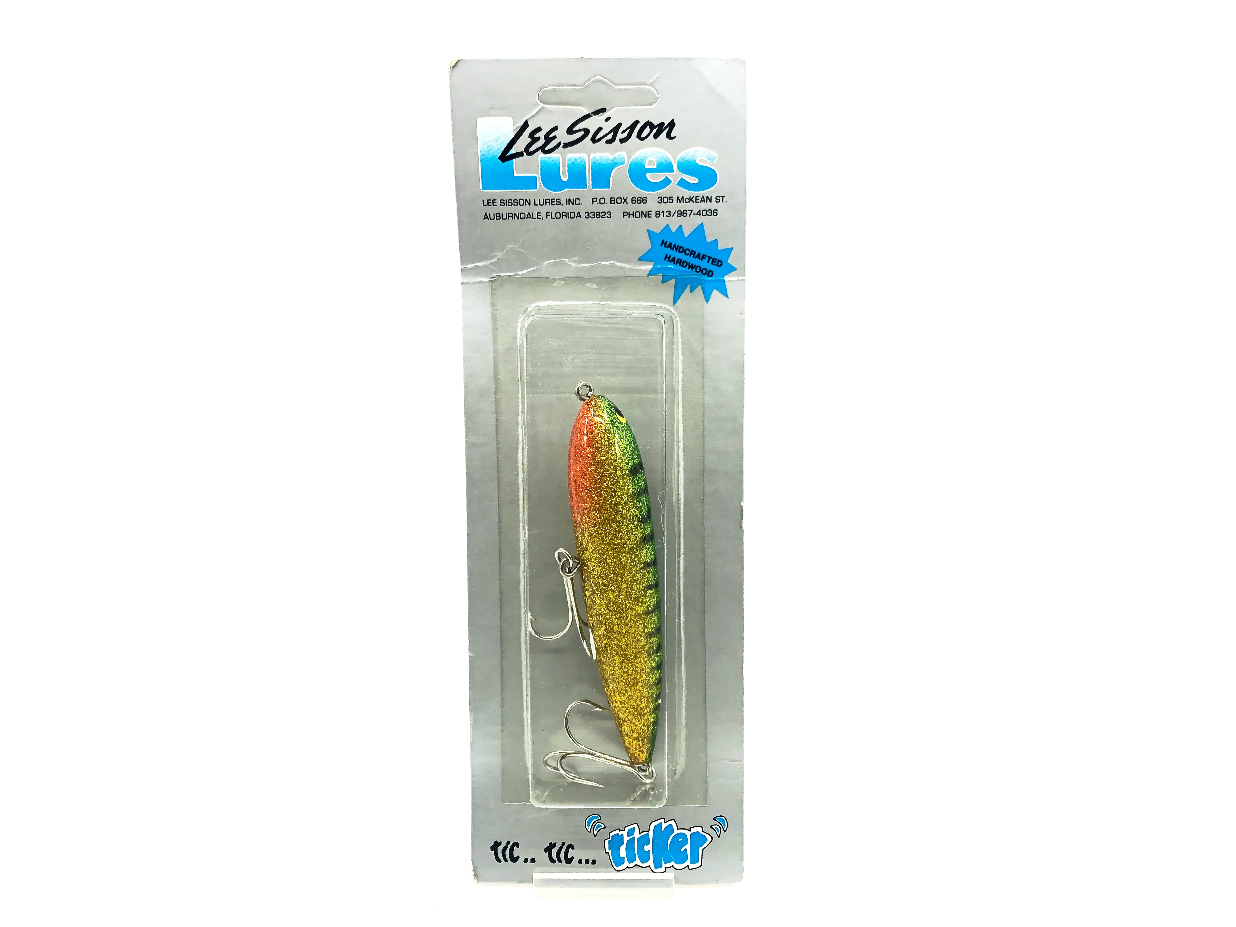 2 Leurres Crankbait En Bois Lee Sisson Coffin Bill – Pour Pêche Au Bass, Occasion état Excellent