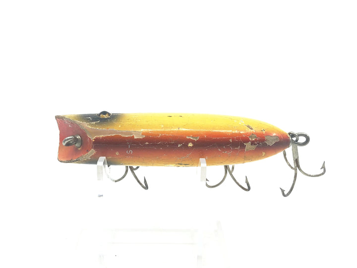 South Bend Glass Eye Wooden Bass Oreno, Rain Rainbow Color