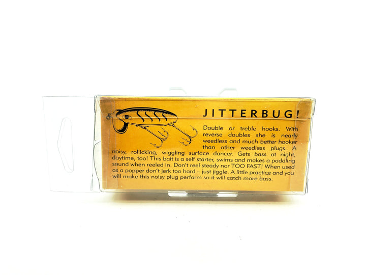 Arbogast Jitterbug Wood 5/8oz, Natural Wood Color with Box