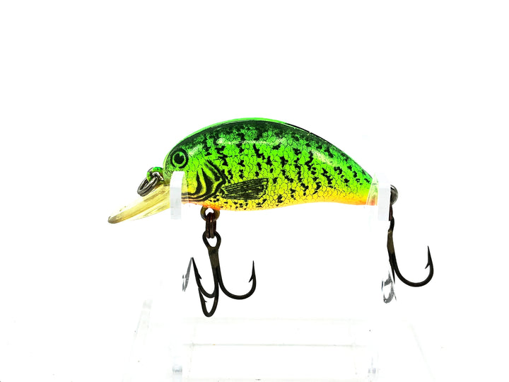 Bomber Model A 2A, XM7 Fire River Minnow/Orange Belly Color Screwtail - Older Design