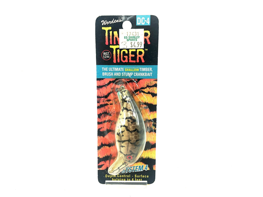 Timber Tiger Deflector DC-4, #204 Brown Crawdad Color on Card