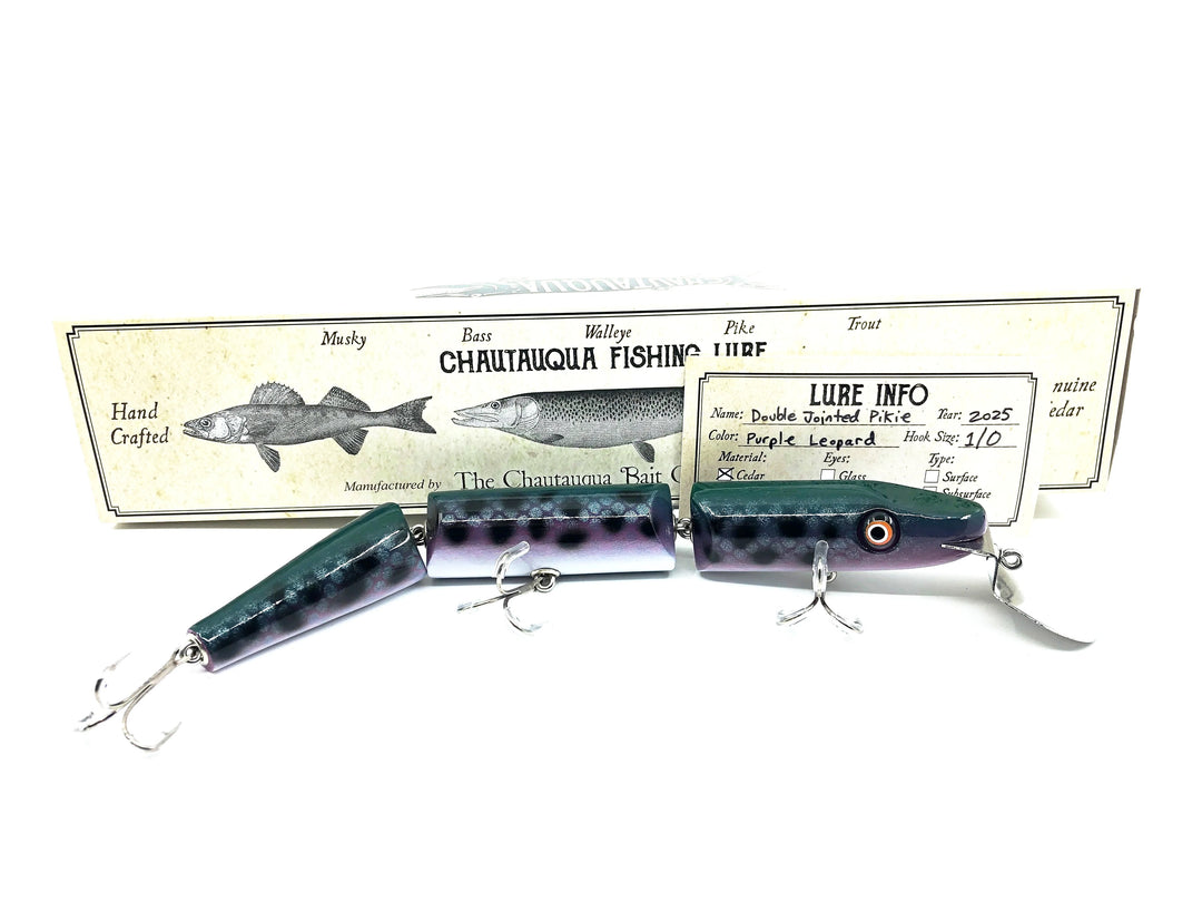 Chautauqua Double Jointed Pikie, Purple Leopard Color