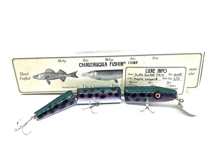 Chautauqua Double Jointed Pikie, Purple Leopard Color