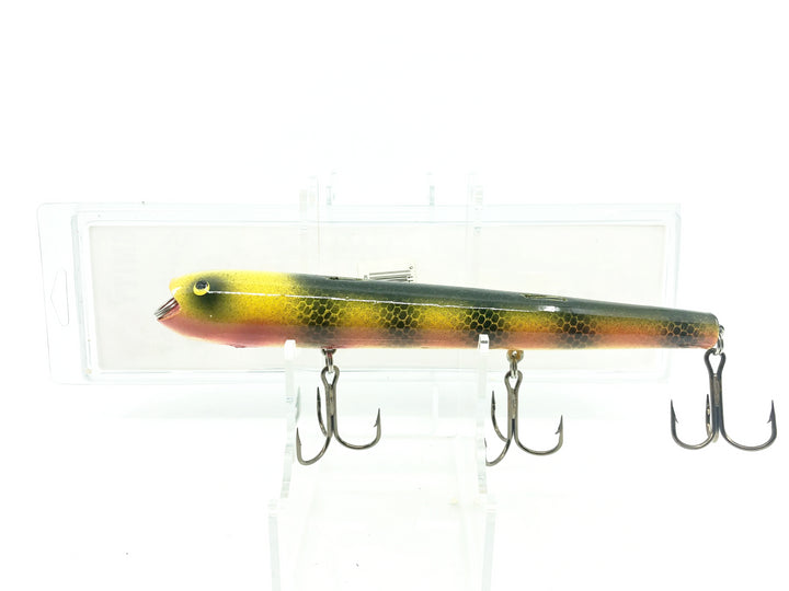 Smity Bait Large Jerk, Perch Color on Card