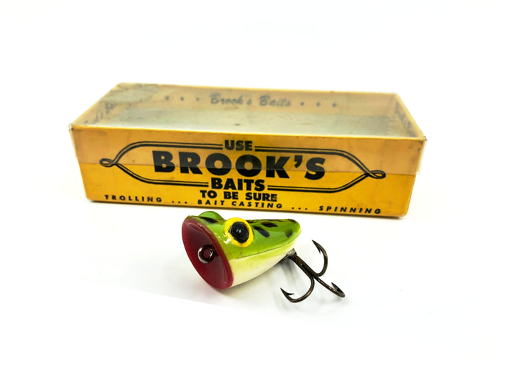 Brook's No.SP-5 Spinning Topwater, #3 Frog Color, with Box