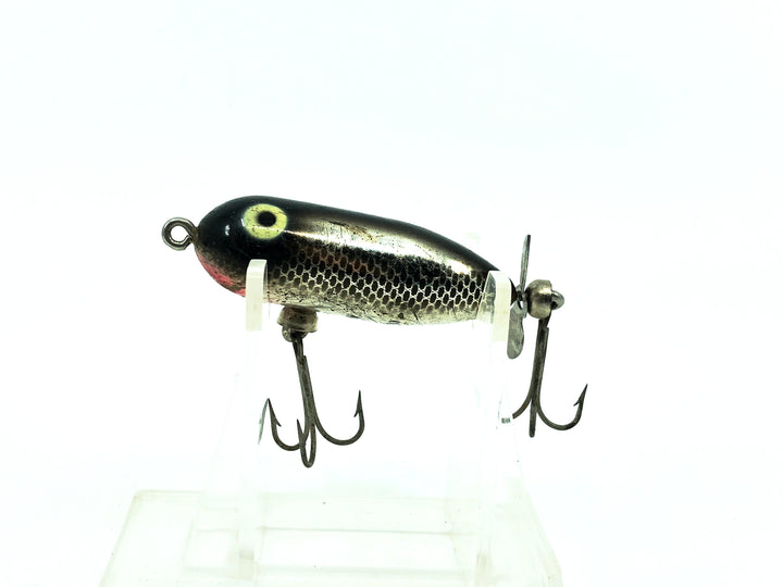 Heddon Tiny Torpedo, NBL Nickel Black Color