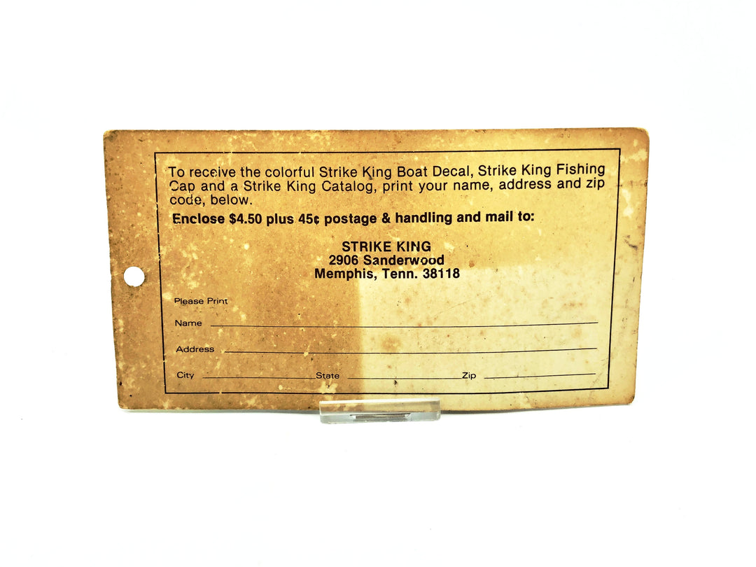 Strike King Timber King Spoon 1/4oz, Gold Color on Card