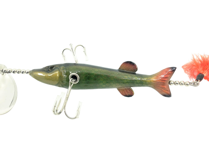 Musky Dan (XXX Lures) Esox Three Hook Spinner Lure Lure, Musky Color
