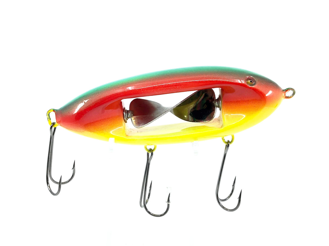 Musky Dan (XXX Lures) Chippewa Bait, Rainbow Color