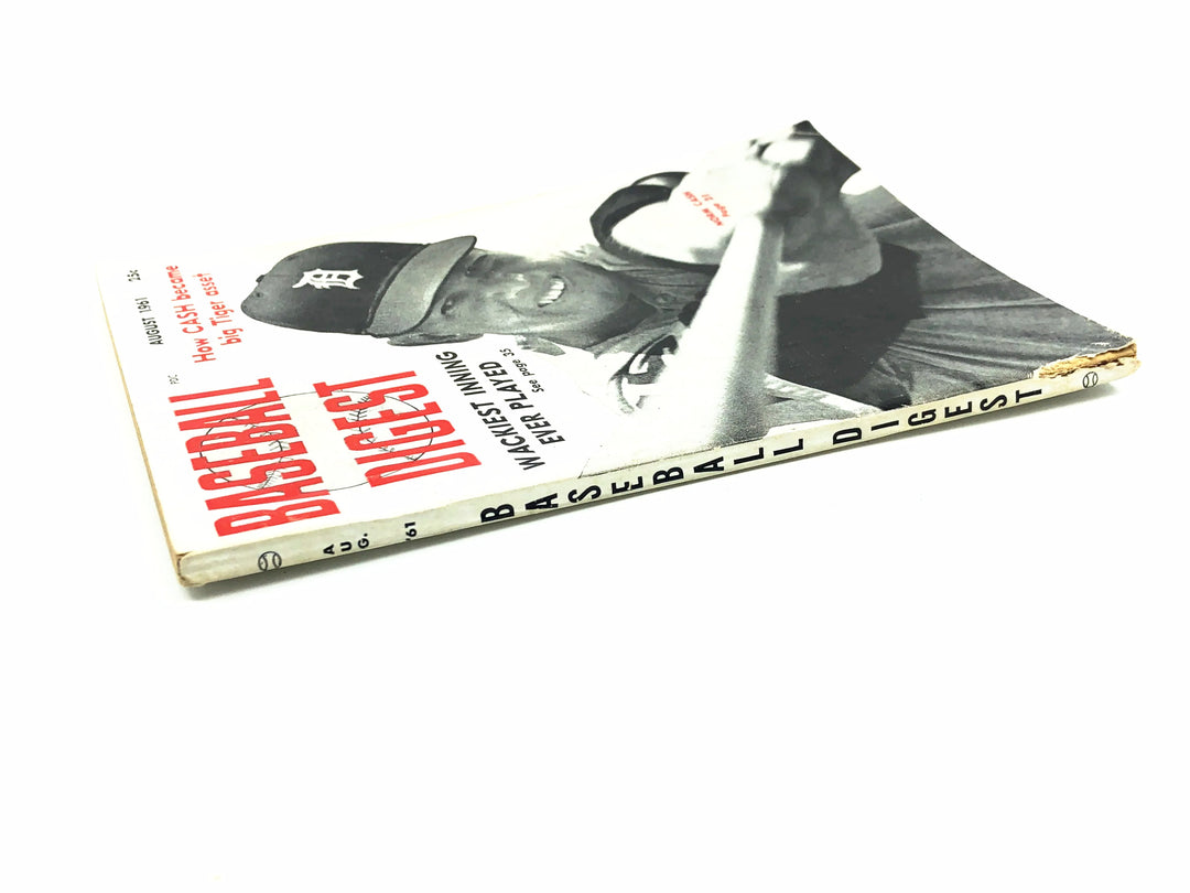 Vintage August 1961 Baseball Digest, Norm Cash
