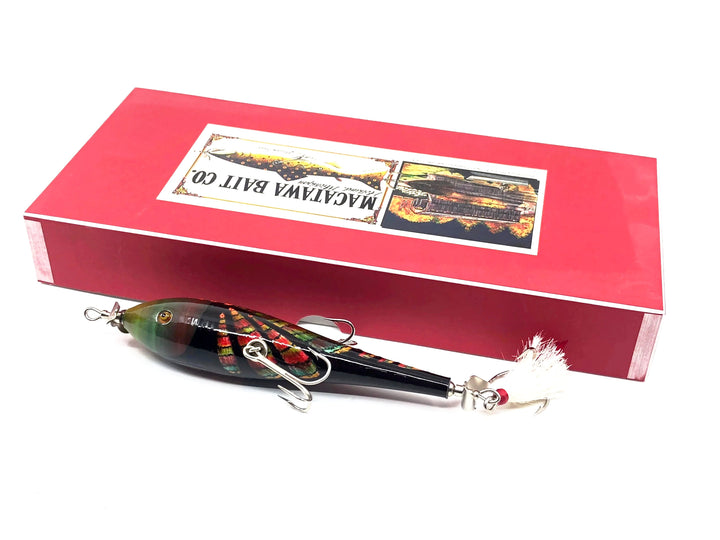 Macatawa Bait Co. 2021 Floating Muskie Minnow, Dragonfly Color w/Box