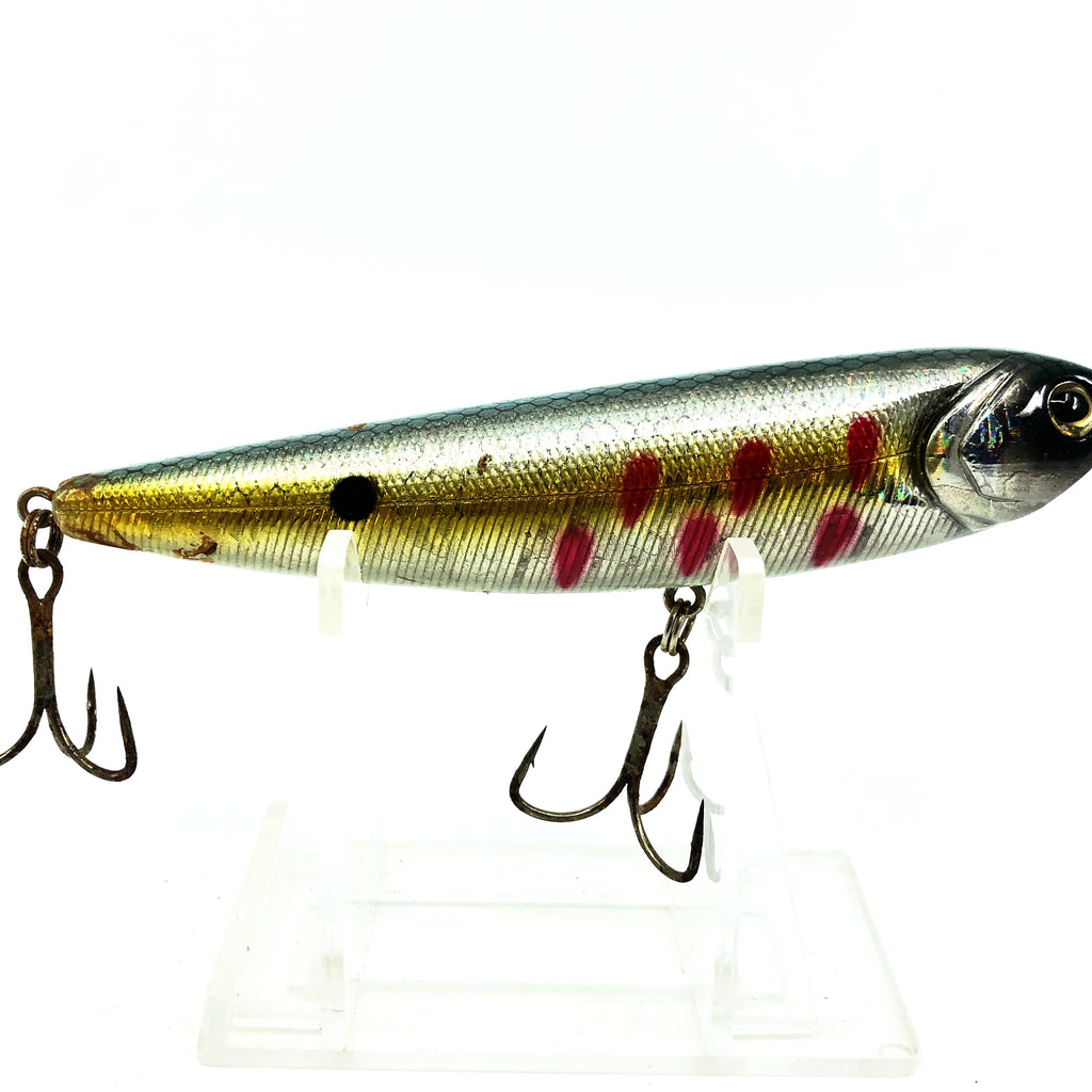 Bass Pro XPS Slim Dog Topwater Bait, Injured Minnow Color – My