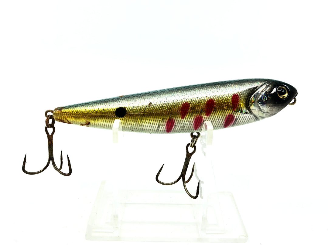 Bass Pro XPS Slim Dog Topwater Bait, Injured Minnow Color