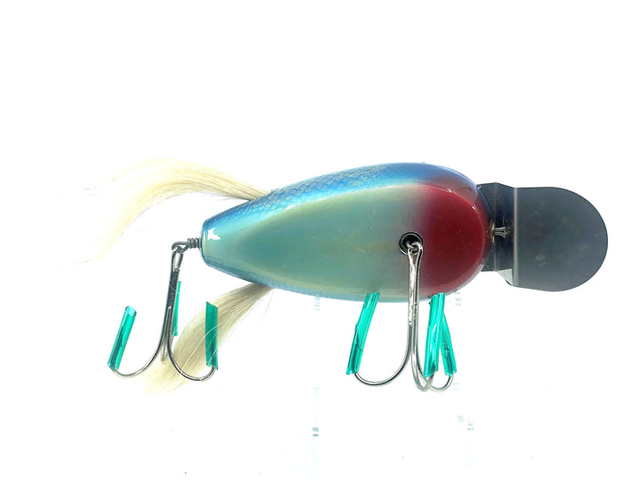 Musky Dan (XXX Lures) Giant Dingbat 6", Blue Flash Color