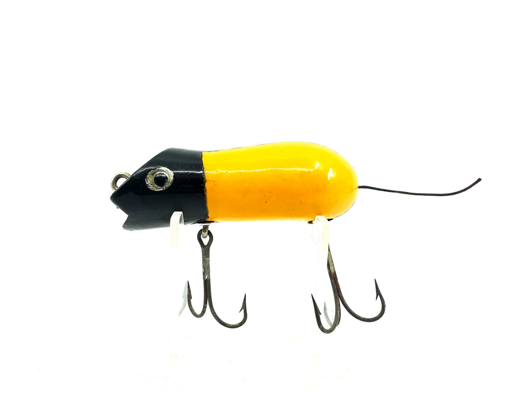 Shakespeare Swimming Mouse #6578, Repaint/Yellow, Black Color
