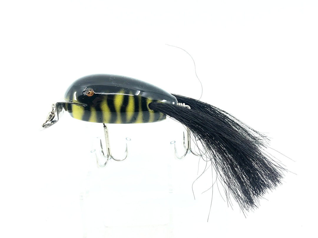 Musky Dan (XXX Lures) Husky Dingbat, Yellow/Black Ribs Color