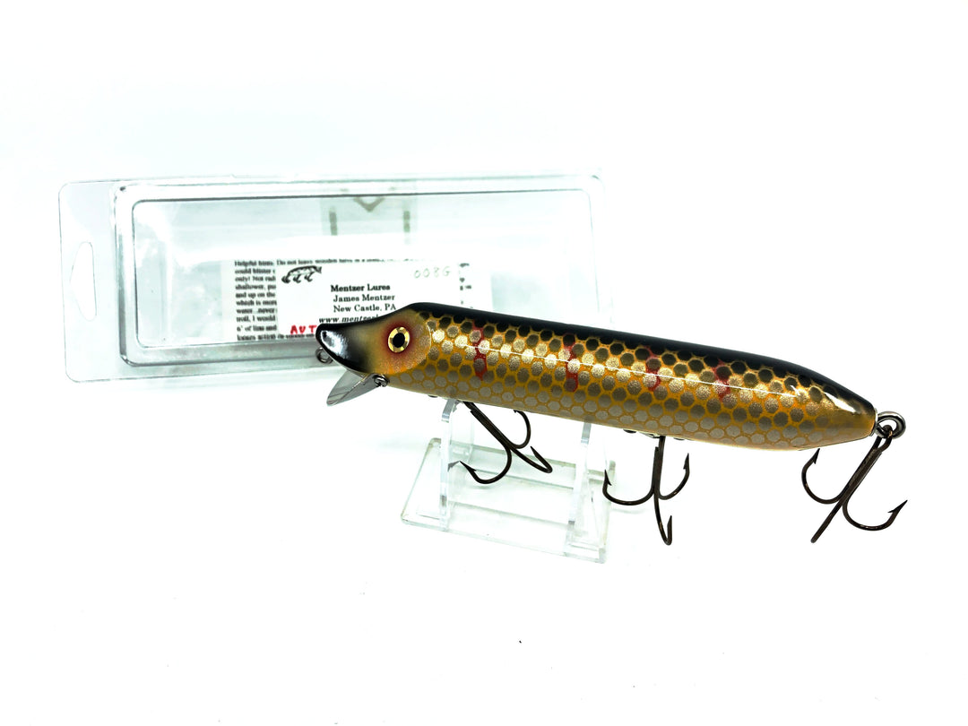Mentzer Lures "Autographed" Giant Vamp 008G, Yellow Perch Color with Box