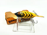 Bomber 400 Series, #20 Yellow/Black Ribs Color with Box