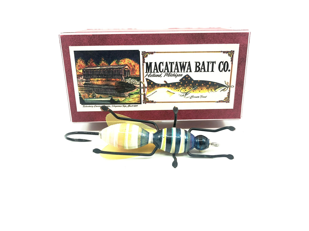 Macatawa Bait Co. Blue Bee Lure w/Box