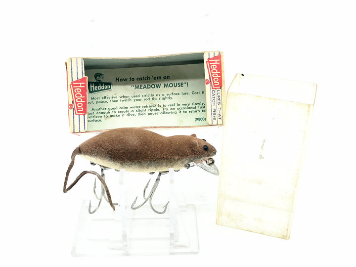 Heddon Meadow Mouse with Box 9800, BM Brown Mouse Color w/Box