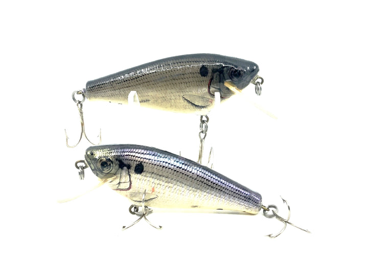 Bagley 4SF3 Small Fry Shad Combo,&nbsp;SH4 Shad on White Color